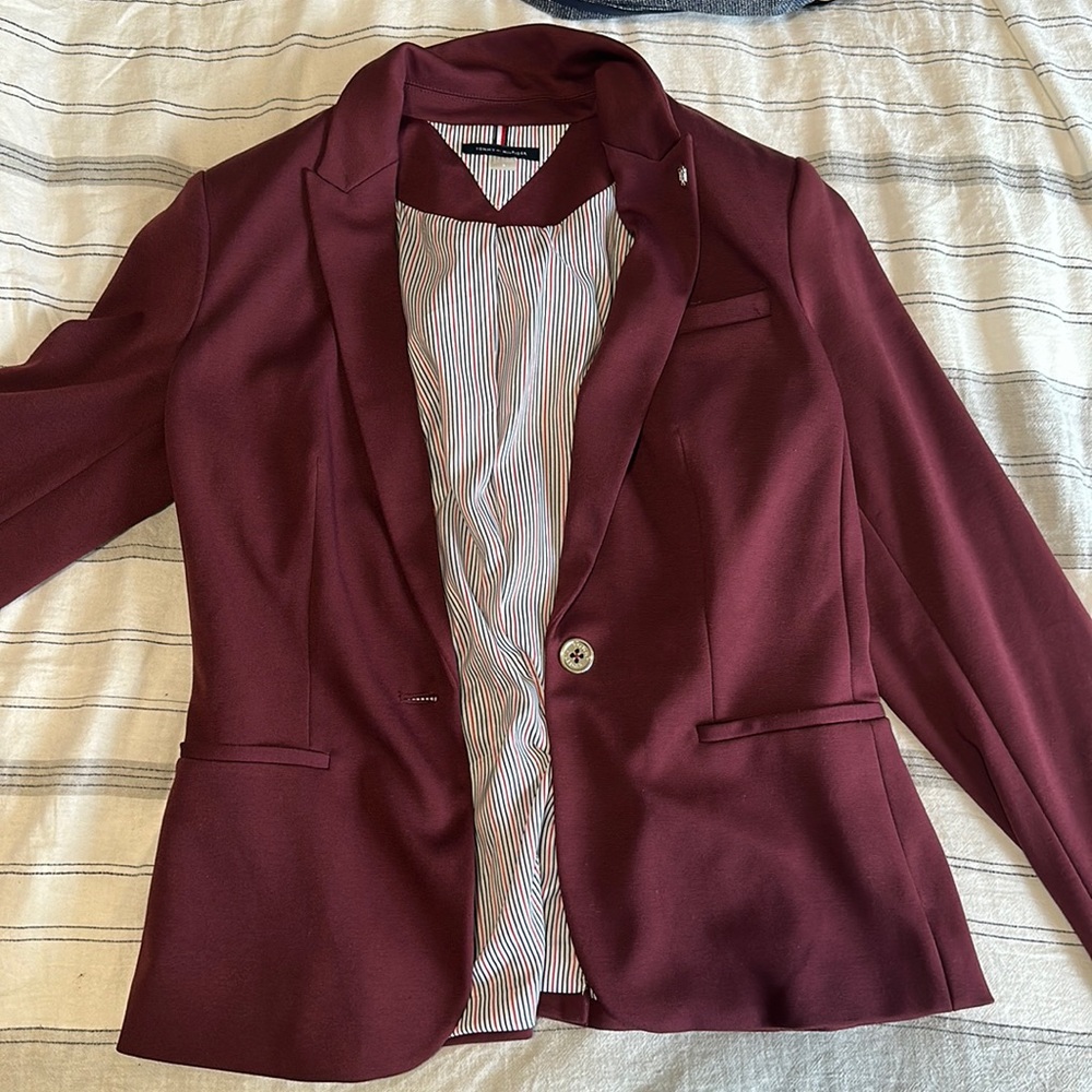 Deep red Tommy Hilfiger Blazer
